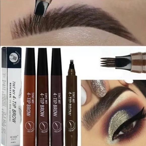 Eyebrow Liquid Pen Microblading liner makeup cosmetics beauty lining ink - Picture 2 of 11